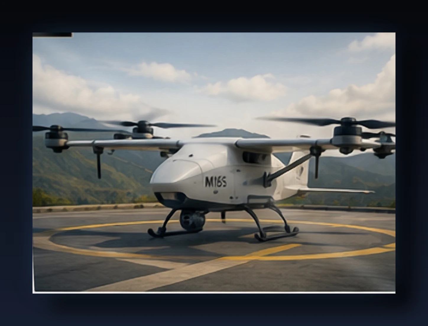KSHATRA M165 VTOL render
